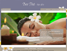 Tablet Screenshot of banthai-bien-etre.com